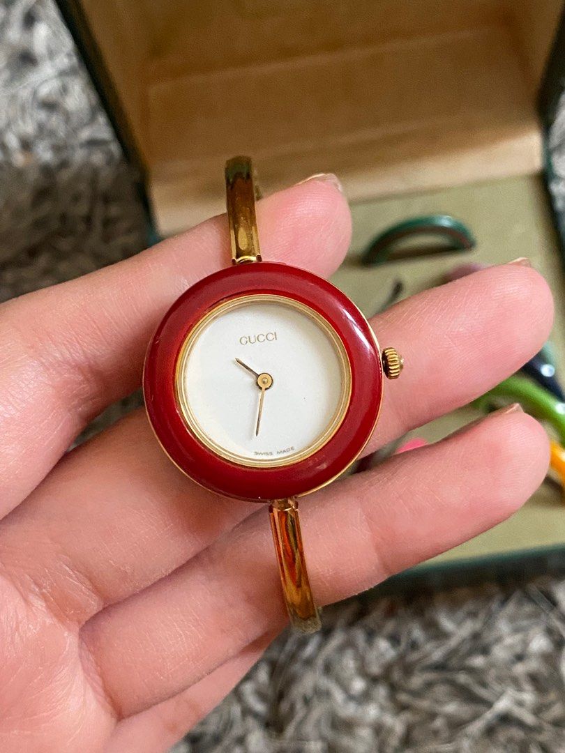 Authentic Gucci Bangle Watch Large