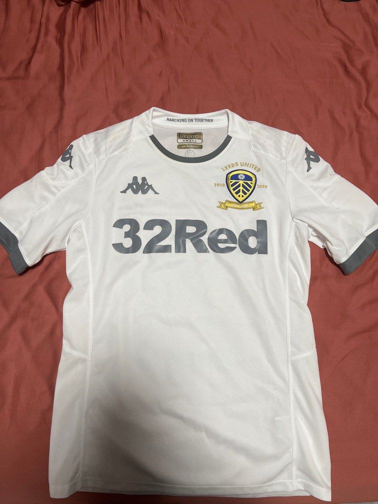 Authentic Leeds United 19/20 football home jersey, Men's Fashion