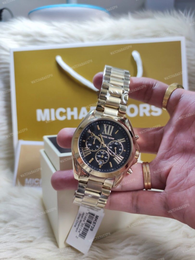 Michael Kors Mid-Size Bradshaw Women's Watch - MK5739 | Shopee Philippines