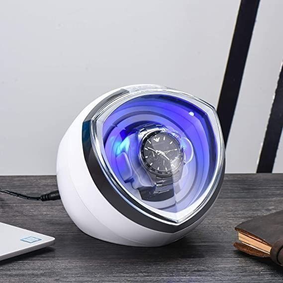 Automatic Watch Winder with Quiet Motor 4 Rotation Mode Settings