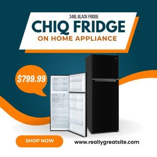 AVAILABLE - 348L BLACK FRIDGE- OWN YOURS NOW!!