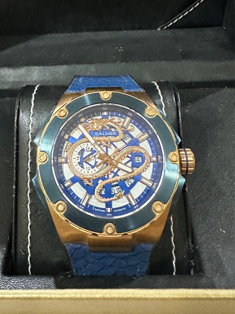 Balmer Dragon Blue Auto Limited Edition watch Men s Fashion