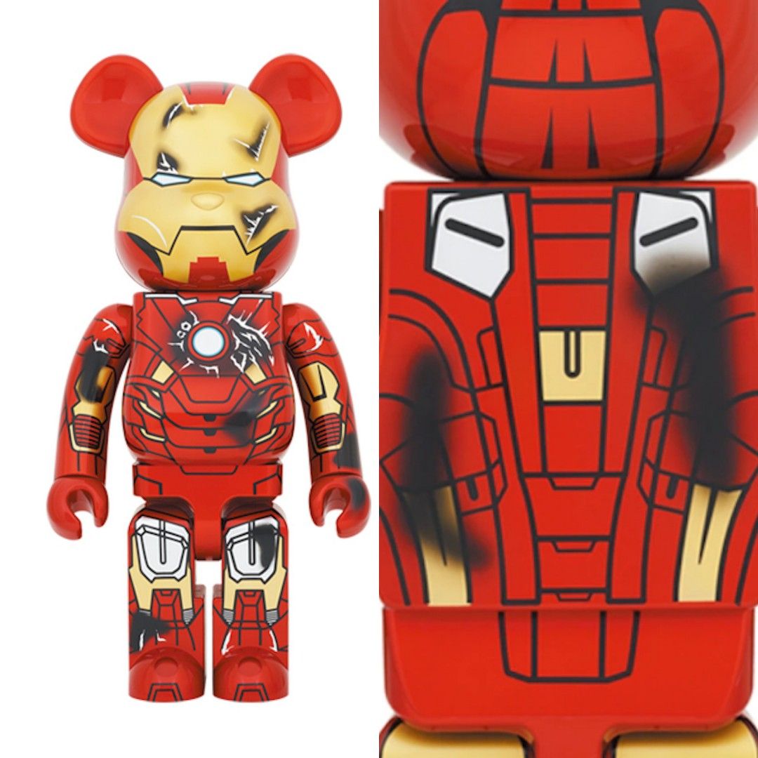 Bearbrick Marvel IronMan 3 (Iron Man Mark VII Damage Ver.) 1000%