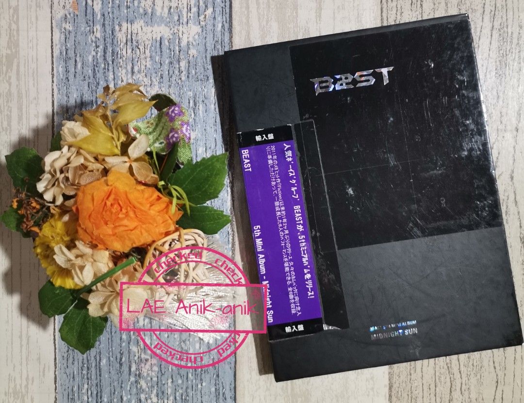 Beast -Midnight Sun- (Unsealed) (Category: CDs & DVDs) located in Taguig. Submitted by lae.onlineshop (Listing ID 1252158871, Image 1). Description: Beast -Midnight Sun- (Unsealed) 5th Mini Album photo book +CD only AS IS, WHERE IS ‼️1 DAY RESERVATION ONLY‼️ Japan Import. Please limit your expectations. WHAT YOU SEE IS WHAT YOU GET. MOP: Gcash/Unionbank only MOD: REGULAR JNT/Shopee checkout/Lalamove (By appointment) Shipping schedule? 15th & 30th