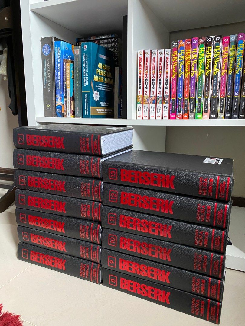 When your shelf isn't big enough to fit all of the berserk deluxe volumes  😢 : r/MangaCollectors