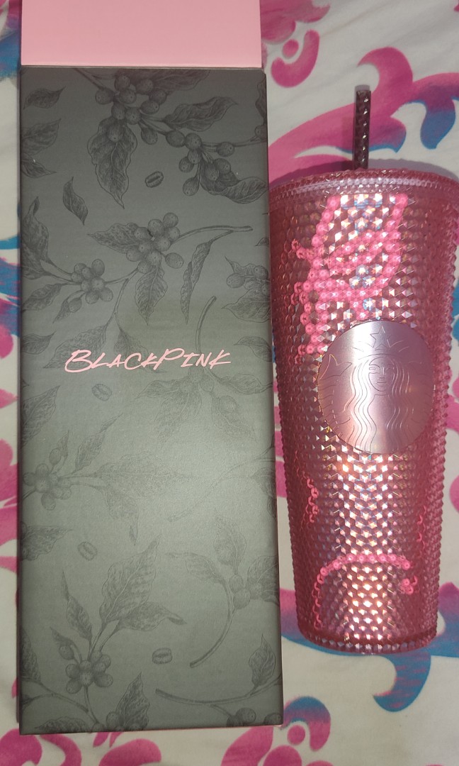 Black Pink+ Starbucks 24oz tumbler, Hobbies & Toys, Memorabilia