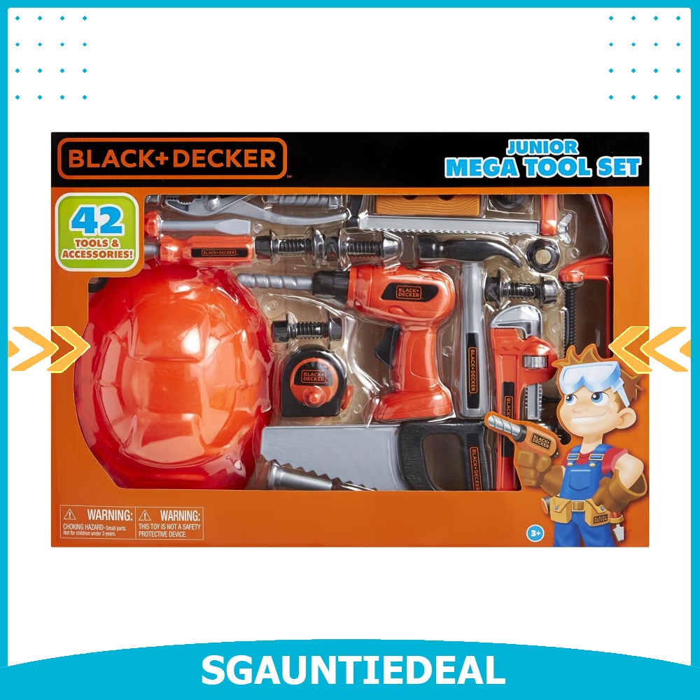 Black and decker junior tool set best sale