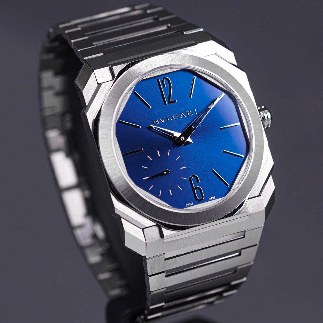 Bvlgari watch blue online