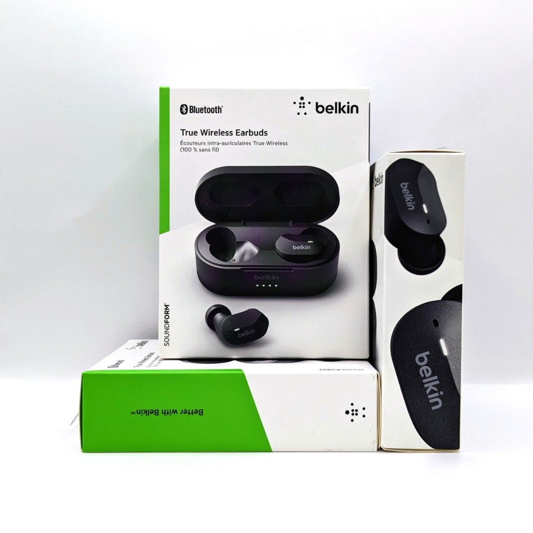 BNIB Belkin SoundForm True Wireless Earbuds, Audio, Earphones on Carousell