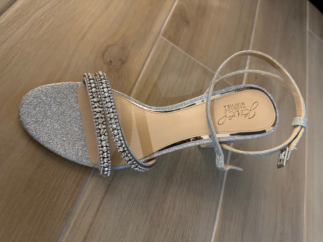 Badgley mischka crystal shoes online