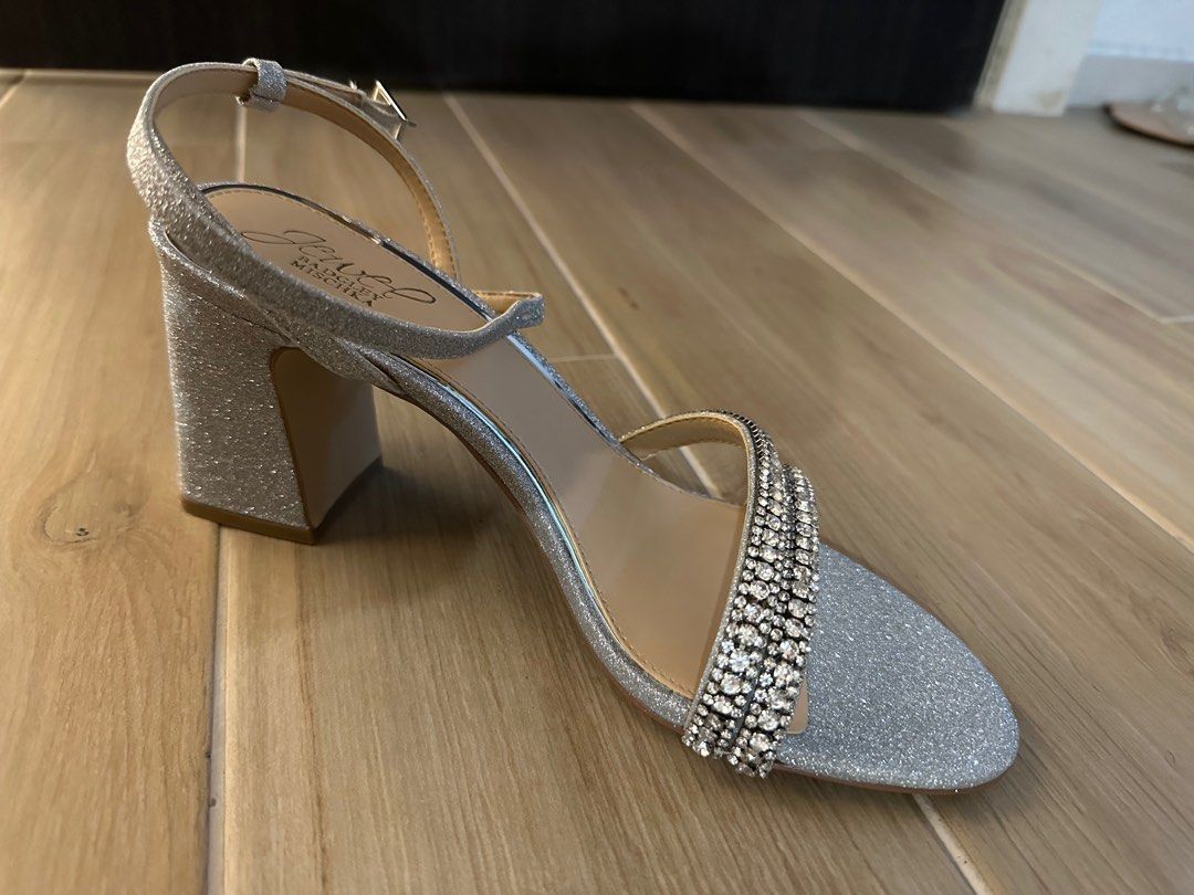 Badgley mischka sale glitter shoes