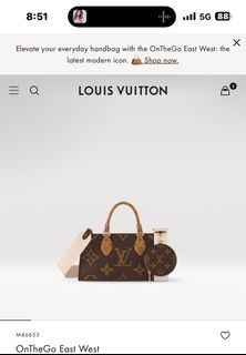 Preorder 🛍️) M21069 LV On the go MM pillow capsule, Luxury, Bags & Wallets  on Carousell