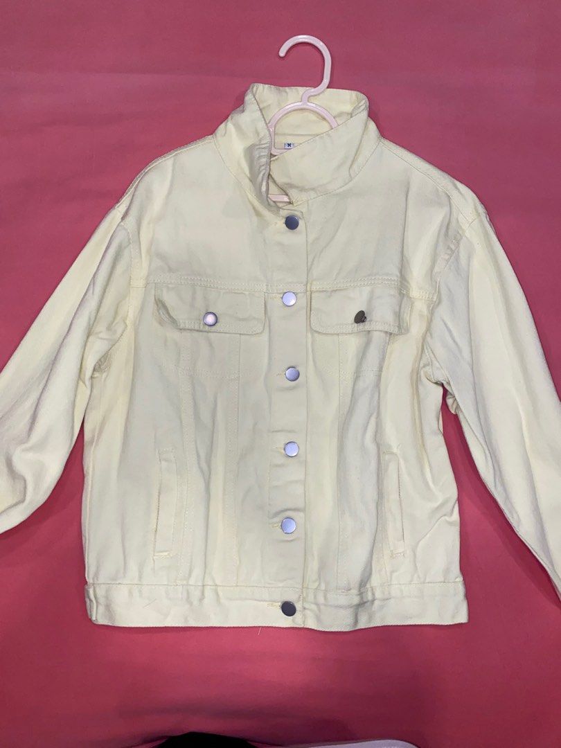 Bright yellow jacket, Women's Fashion, Coats, Jackets and Outerwear on