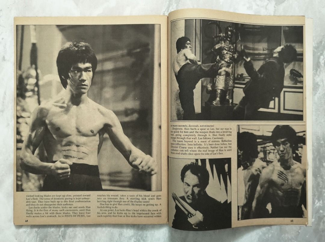 Bruce Lee The Deadliest Heroes Of Kung Fu No. 1 USA Magazine 1975 Enter The Dragon Filmbook David Carradine Angela Mao