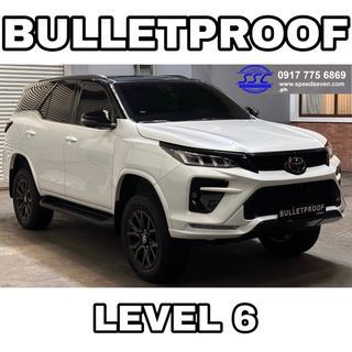 BULLETPROOF 2023 Toyota Fortuner 4x4 GR Sport Armored Level 6 - Brand New - BBK brandnew BN Bullet Proof GRS GR S GR-S Auto