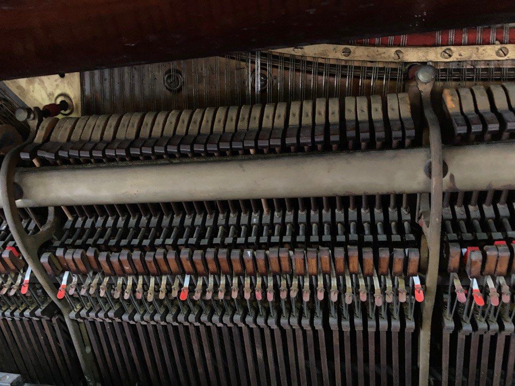 Schubert Piano (Category: Musical Instruments) located in Pasig City. Submitted by annette.annette (Listing ID 1252081481, Image 3). Description: Schubert brand Cabinet Grand Piano Antique Last tuned in June 2023.
