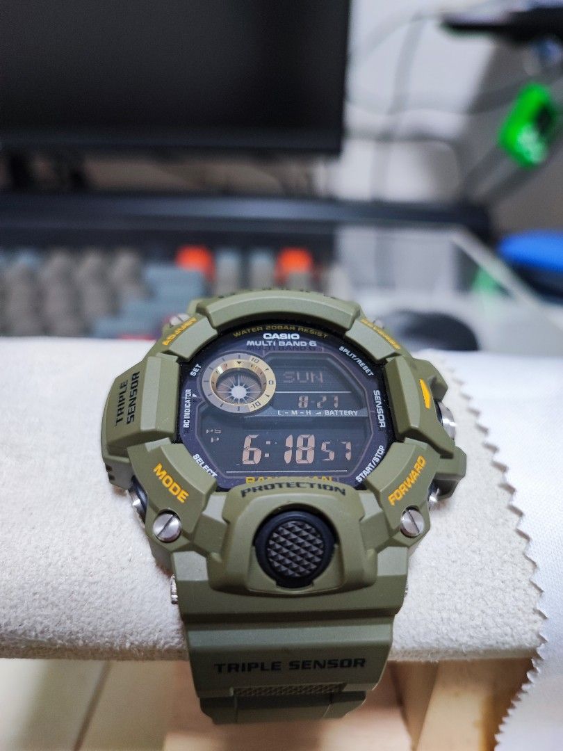 Casio G Shock RANGEMAN GW9400 3 Military Green Men s Fashion