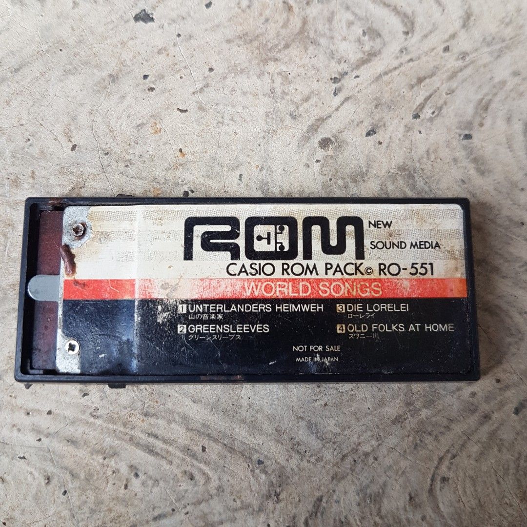 Casio Rom Pack Ro 551 buat Casio PT 87 Musik Media Aksesoris