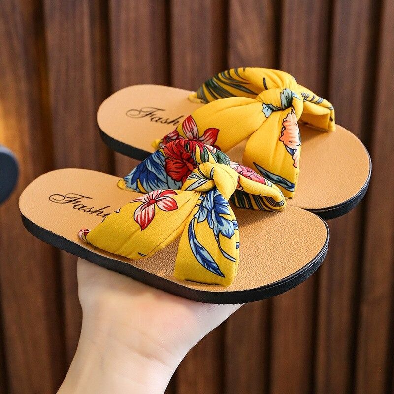 Chanclas Bohemian Girls Slippers Soft Flip Flops Children From 2