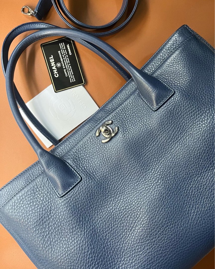 Chanel Cerf in Blue, Luxury, Bags & Wallets on Carousell