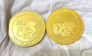 City of Dreams Chinese Zodiac Rat and Rabbit Coins