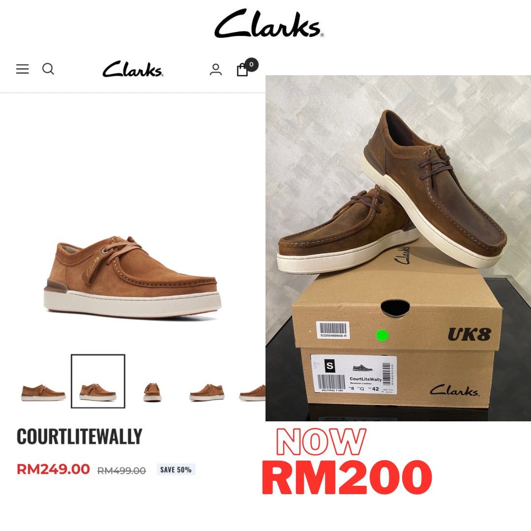 Clarks shoes -sale-, Women's Fashion, Footwear, Sneakers on Carousell