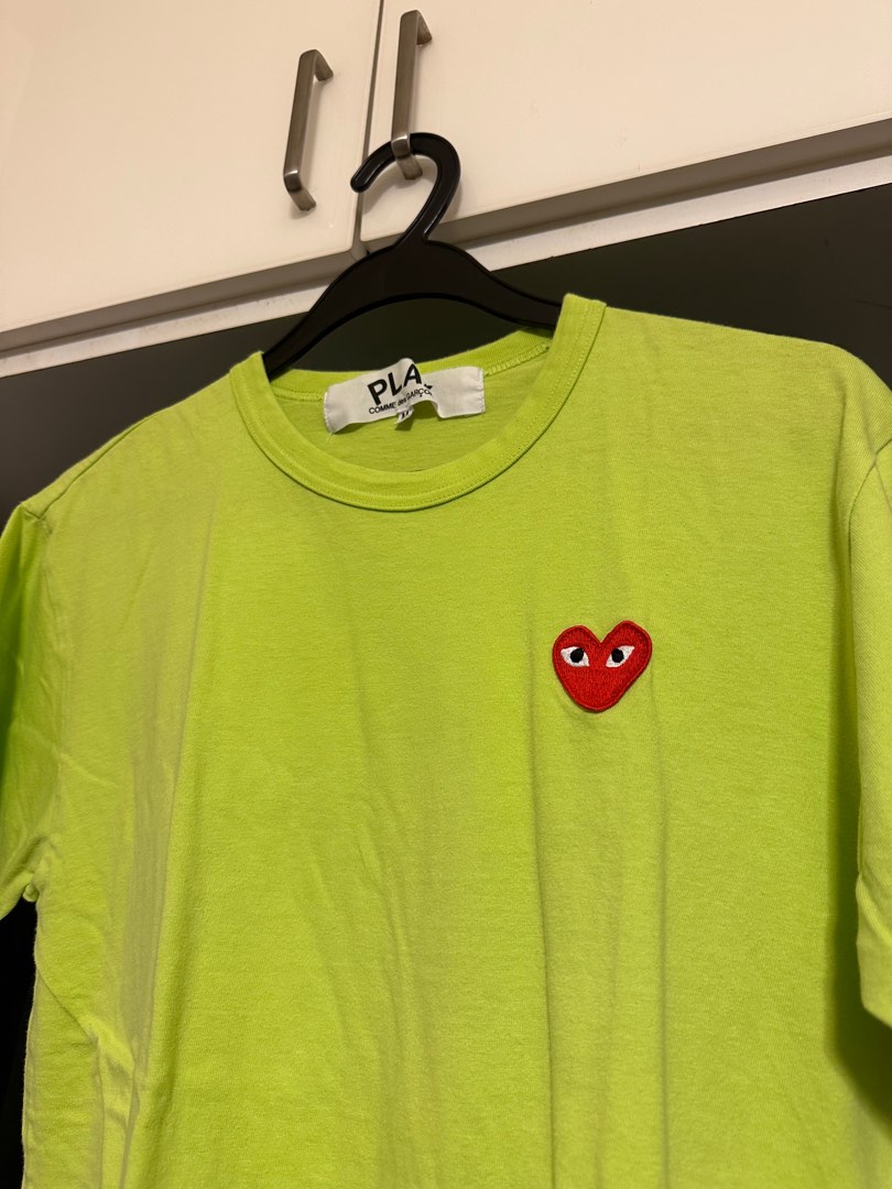 Cdg shirt on sale green