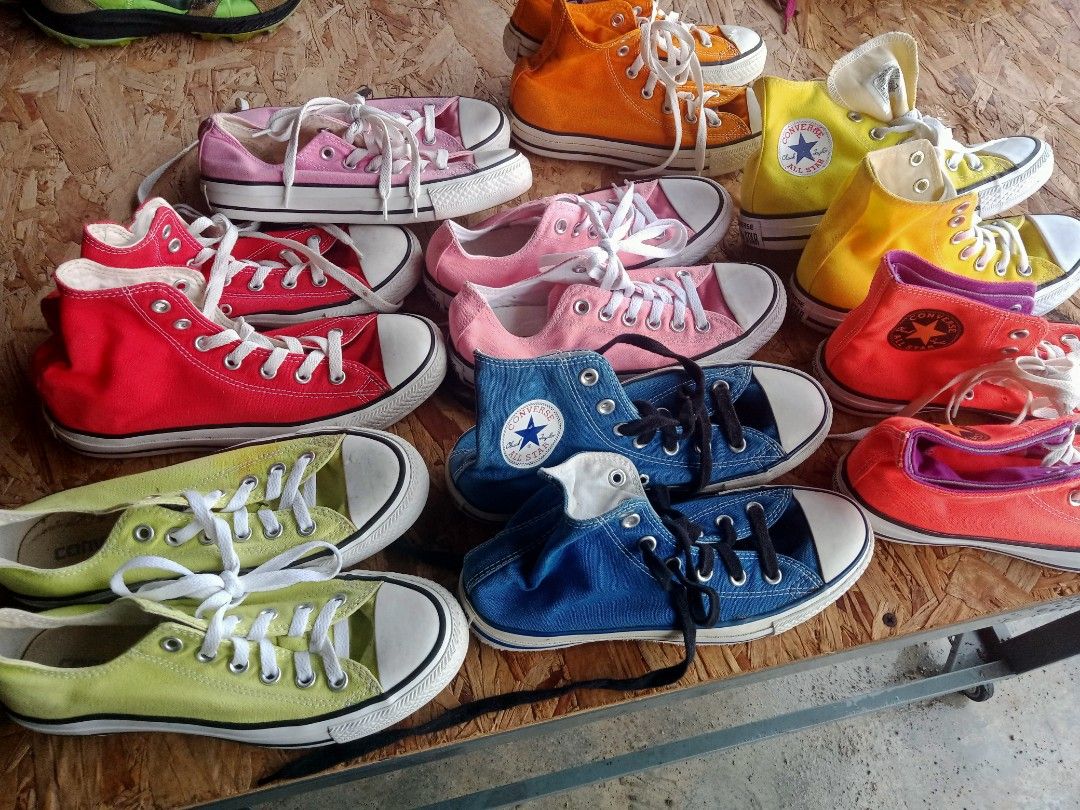 Converse striking colour colection Men s Fashion Footwear