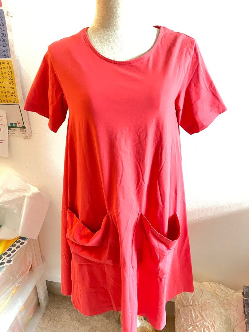 Red online dress cos