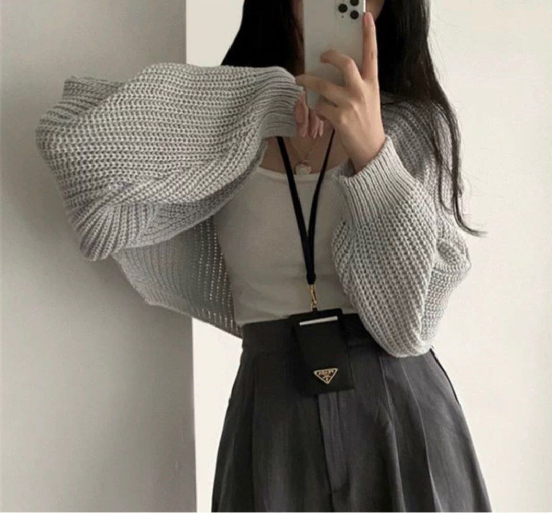 Dark new arrivals grey bolero