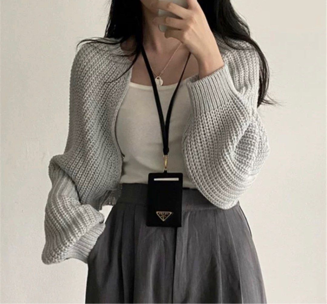 Dark new arrivals grey bolero