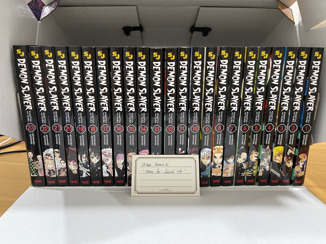 Demon Slayer Complete Box Set Vol. 123 Collector Collection, Hobbies