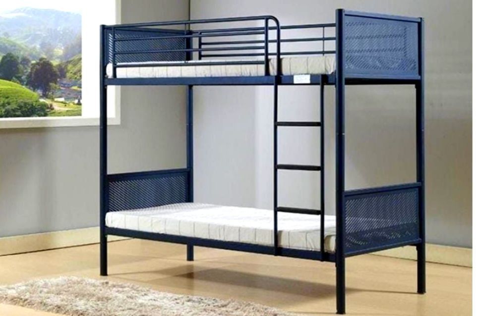 Double decker bunk bed frame Furniture Home Living Furniture Bed Frames Mattresses on Carousell
