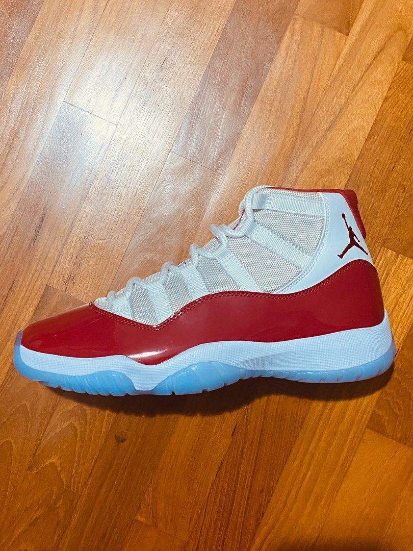 DS US9 Nike Air Jordan 11 XI Retro Cherry Red Men s Fashion
