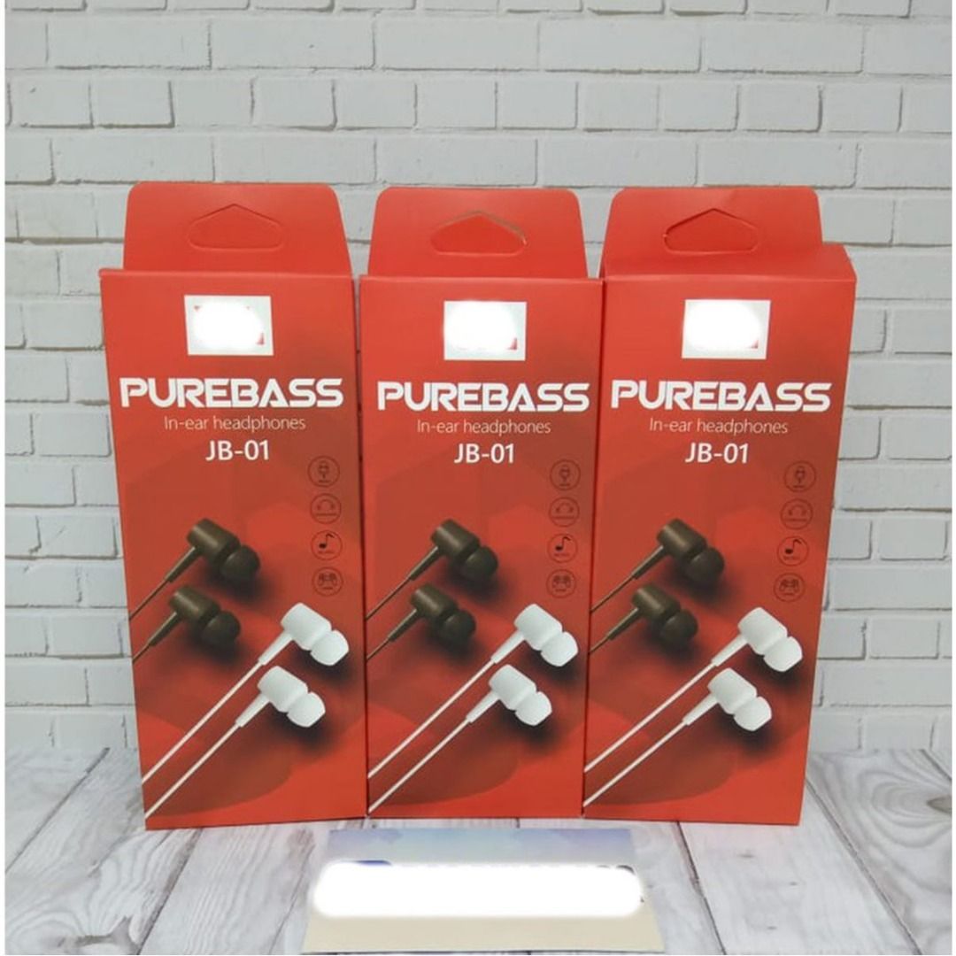 Earphone JB 01 PureBass Universal Headset with Mic Elektronik