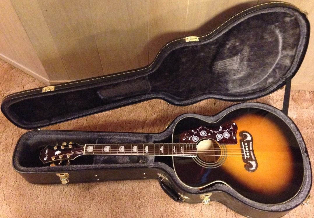 String Super Jumbo Guitar Case Ej 200 Epiphone Soft Guitar Case