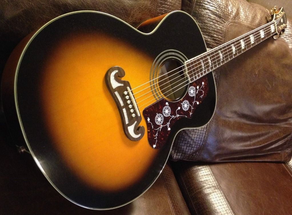 Epiphone EJ200 Super Jumbo with Original Hard Case, Audio, Other Audio ...