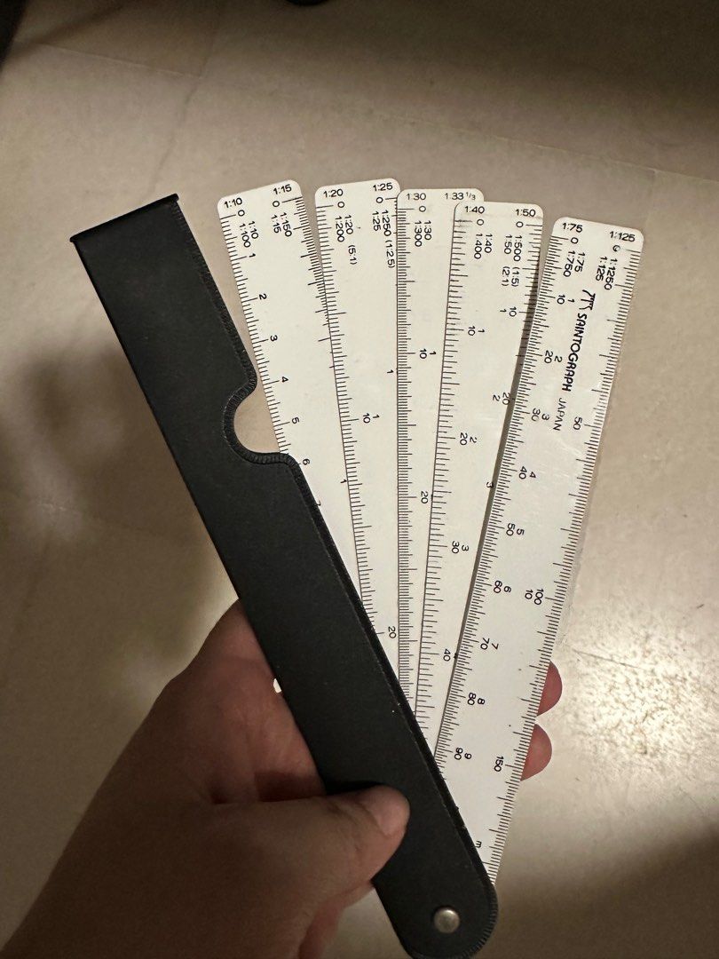 Fan scale ruler, Everything Else on Carousell