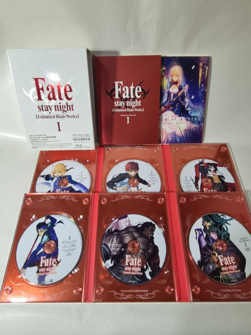 Fate stay night ■フェイト／ステイナイト■Unlimited Blade Works■完全生産限定版■ Blu-ray Disc  Box Ⅰ