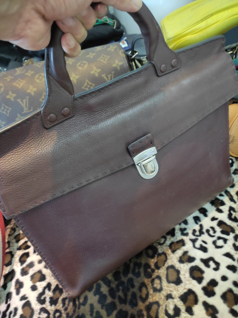 Fendi discount briefcase bag