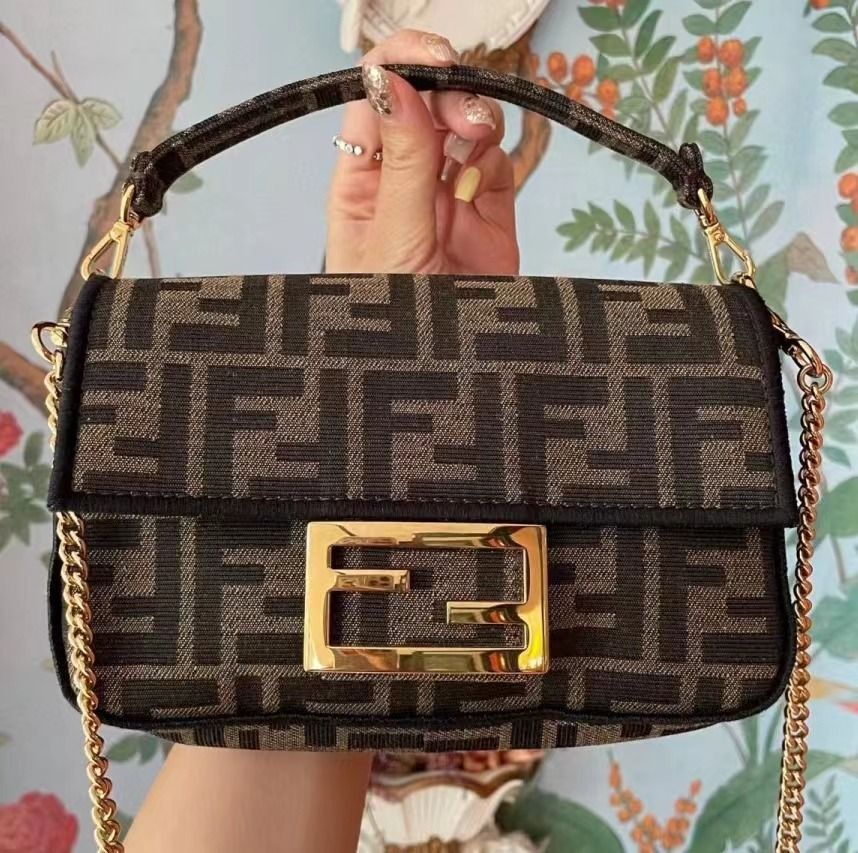 Fendi Mini Baguette, Luxury, Bags & Wallets on Carousell