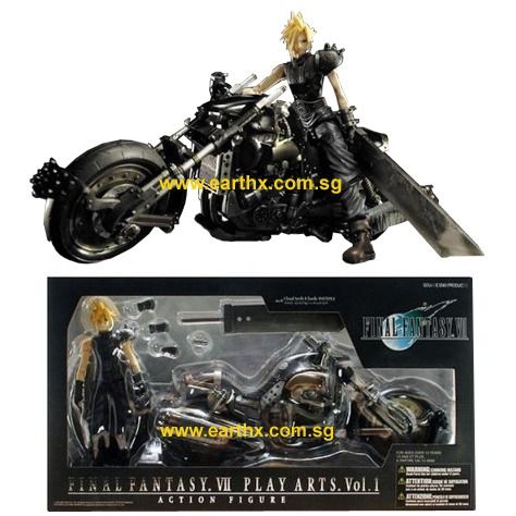 Play arts kai cloud strife hotsell & hardy daytona box set