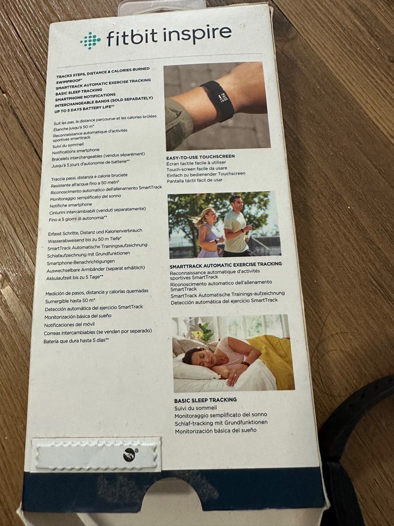 Fitbit inspire smarttrack sales