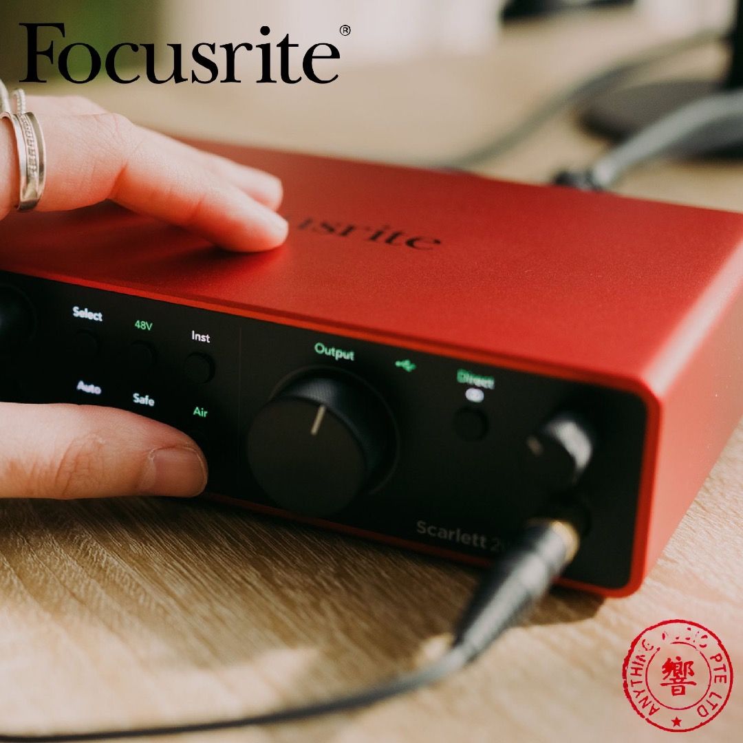 Focusrite Scarlett 2i2 3rd Generation USB-C Audio Interface
