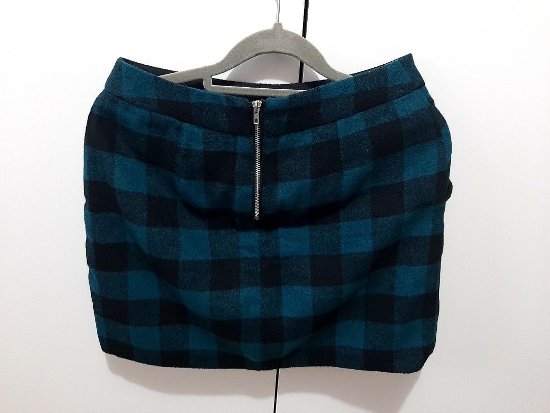 Green plaid skirt deals forever 21