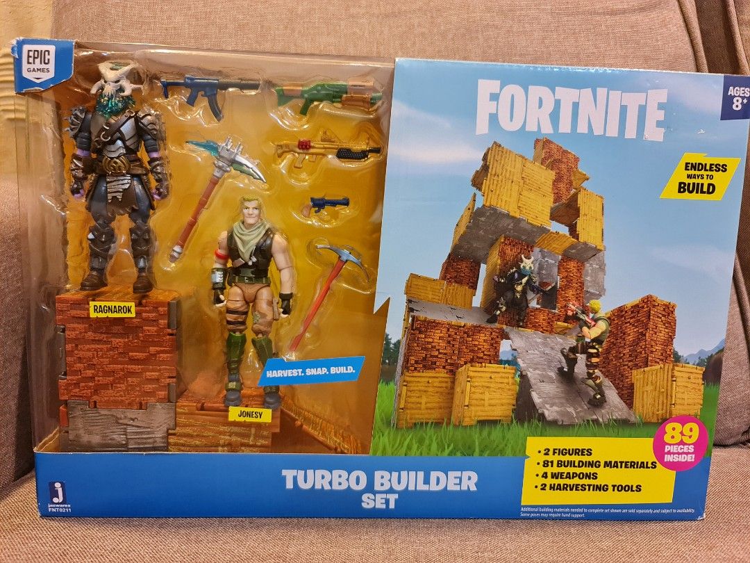 Fortnite Turbo Builder Set 2 Figure Pack Jonesy and Ragnarok