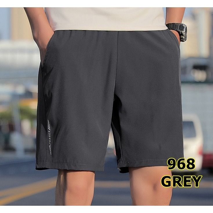Mens grey gym shorts on sale