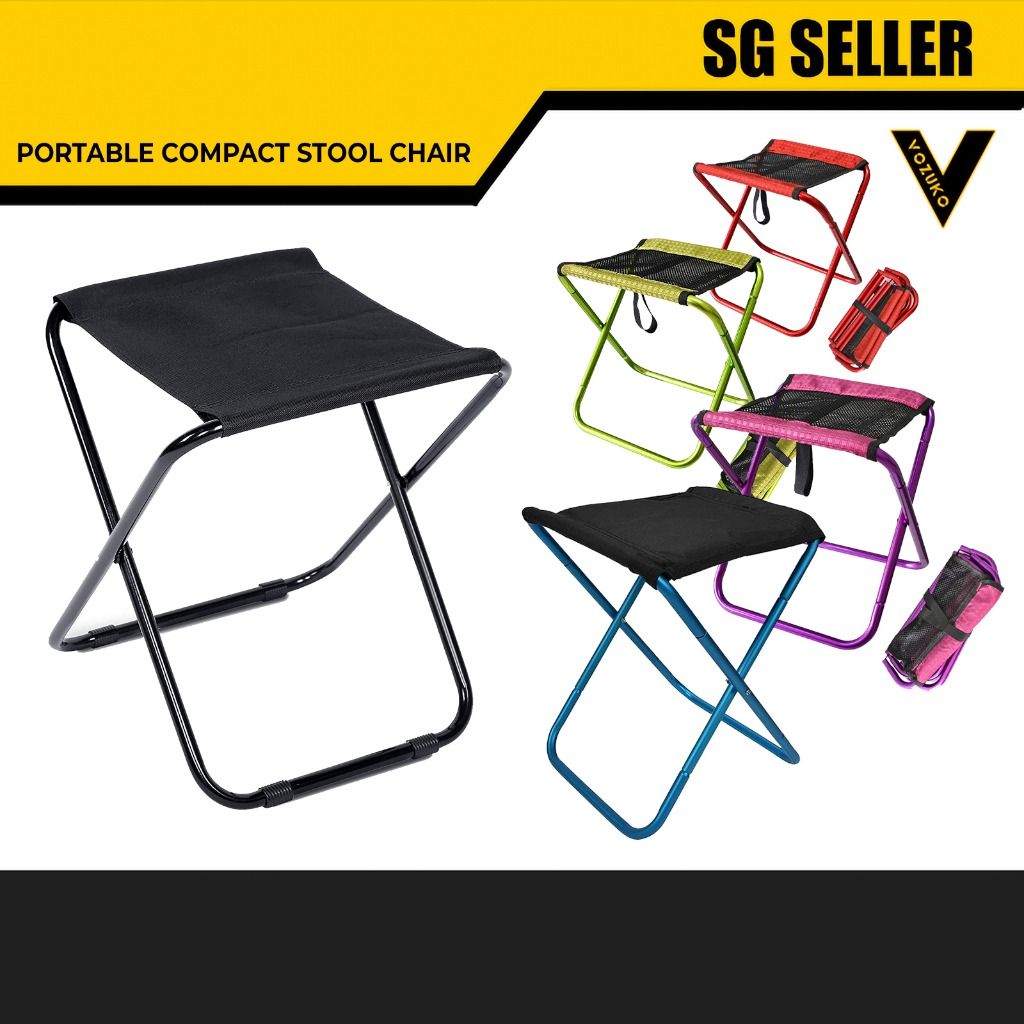 FREE DELIVERY Portable Folding Stool Lightweight Load 130kg