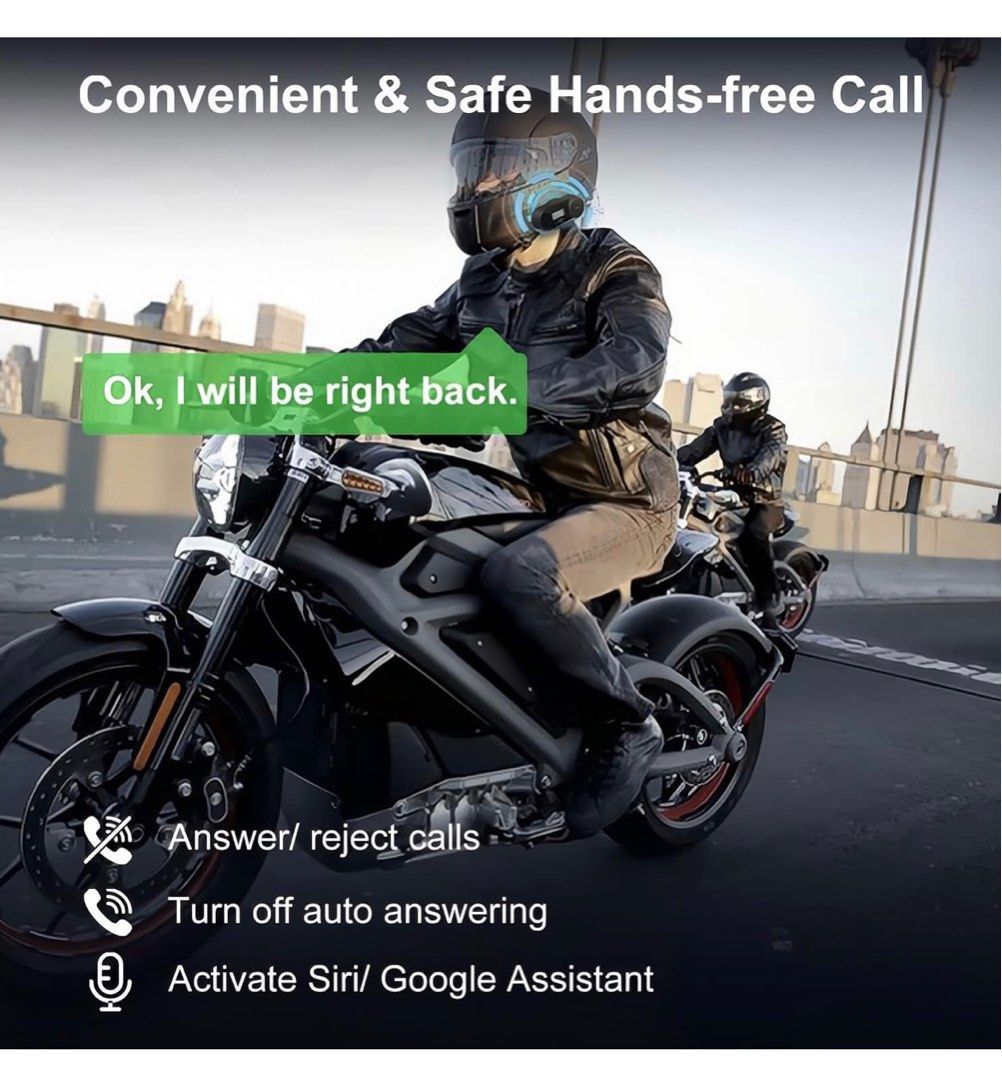 FreedConn Motorcycle Bluetooth Headset TCOM-SC BT5.0 Motorcycle Bluetooth  Communication Systems Riders 800M Helmet Intercom Share Music with LCD  Screen FM Handsfree Call Changeable Hard/Soft Mic, Motorcycles, Motorcycle  Accessories on Carousell
