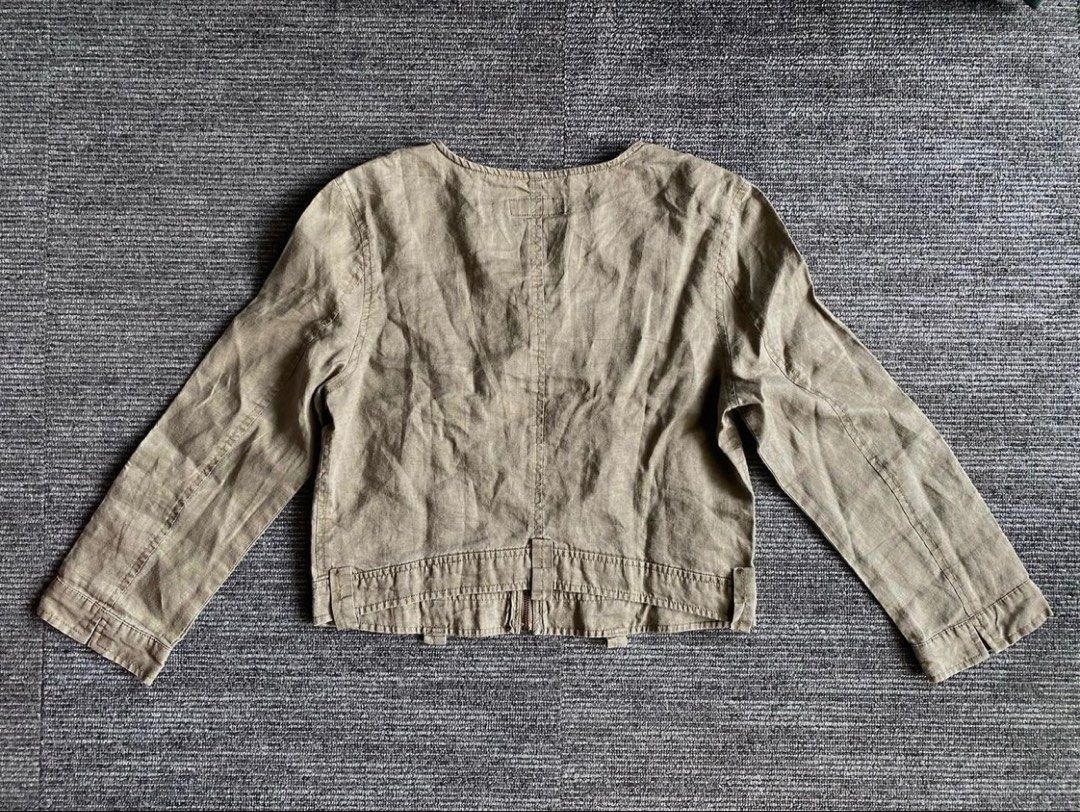 FRJ Jeans light cropped utility jacket on Carousell